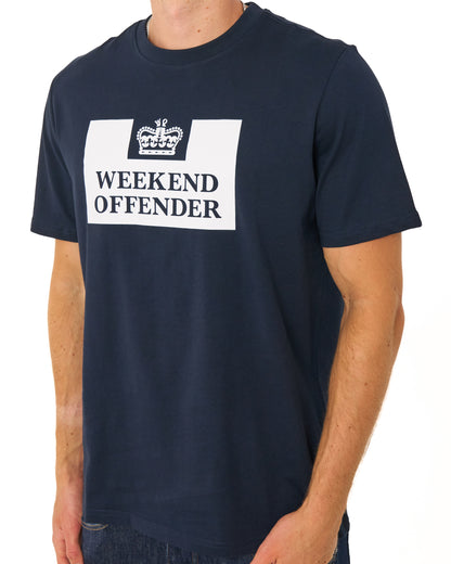 Weekend Offender Prison T Shirt Navy