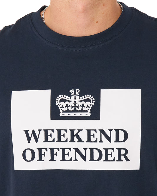 Weekend Offender Weekend Offender Prison T Shirt Navy