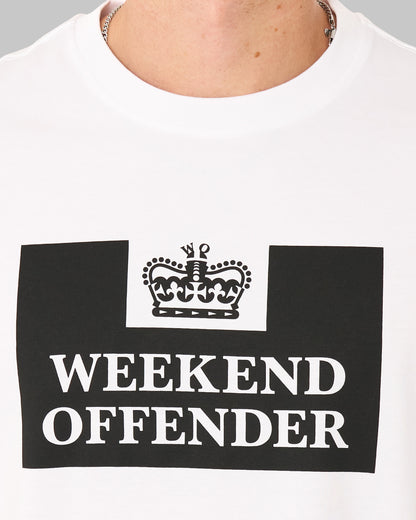 Weekend Offender Prison T Shirt White