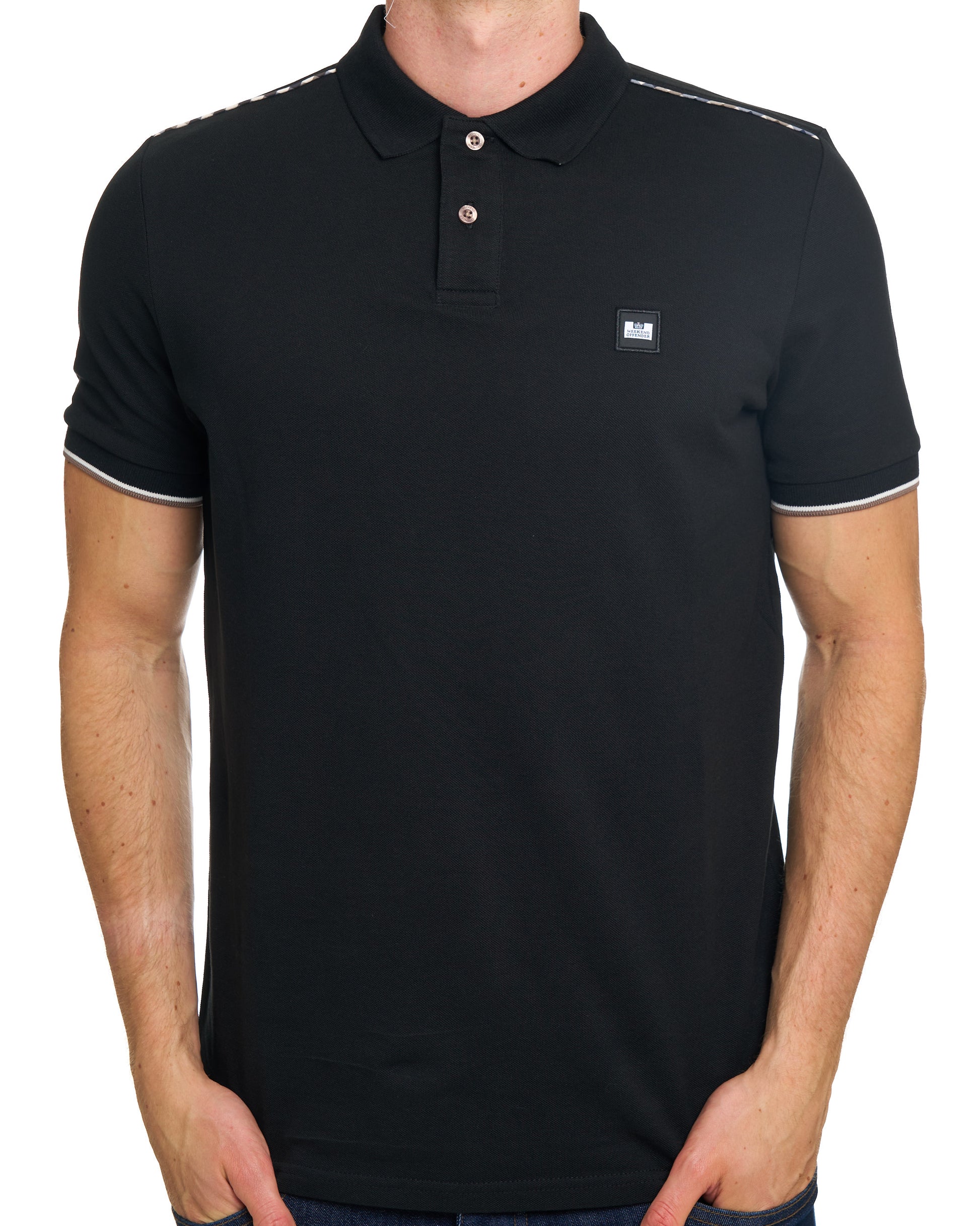 Weekend Offender Sakai Poloshirt Schwarz