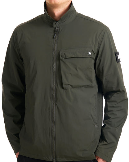 Weekend Offender Southbank Overshirt Dunkelgrün