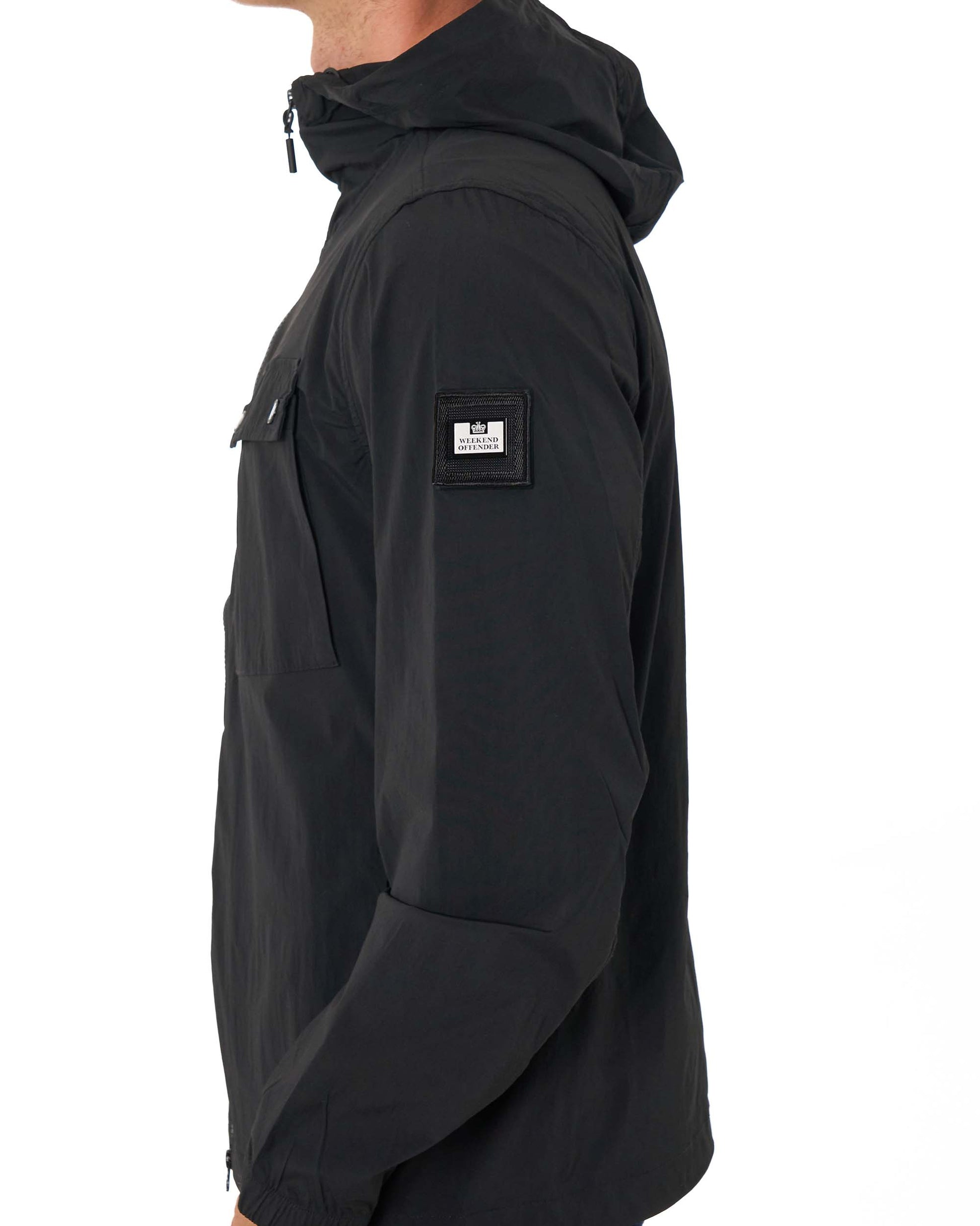 Weekend Offender Temara Technical Windbreaker Black