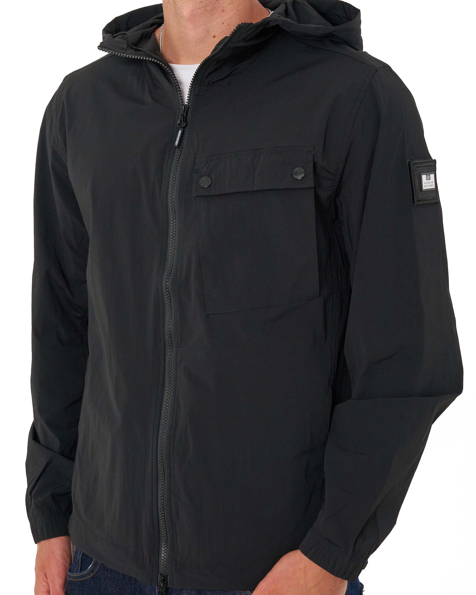 Weekend Offender Temara Technical Windbreaker Black