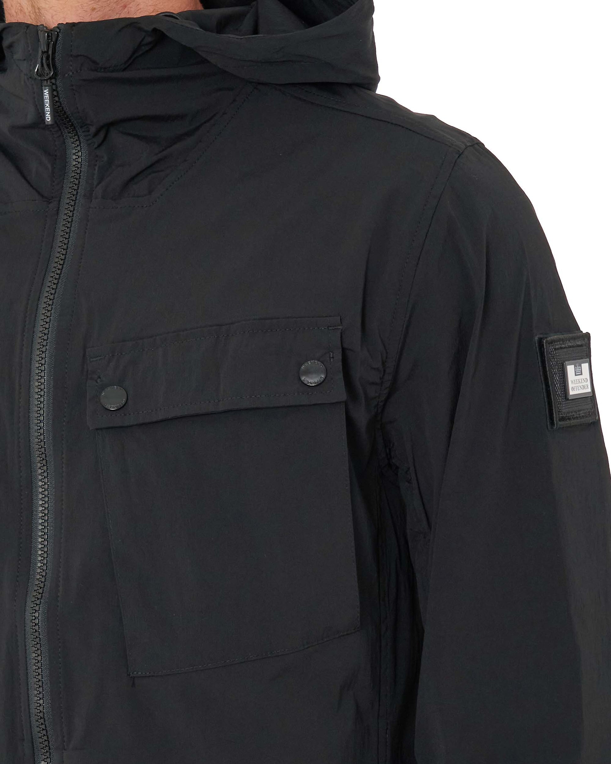 Weekend Offender Temara Technical Windbreaker Black