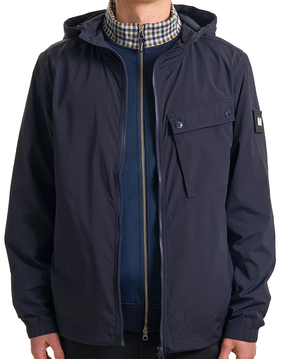 Weekend Offender Temara Technischer Windbreaker Marineblau