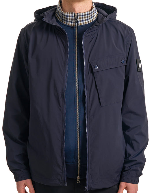 Weekend Offender Weekend Offender Temara Technischer Windbreaker Marineblau