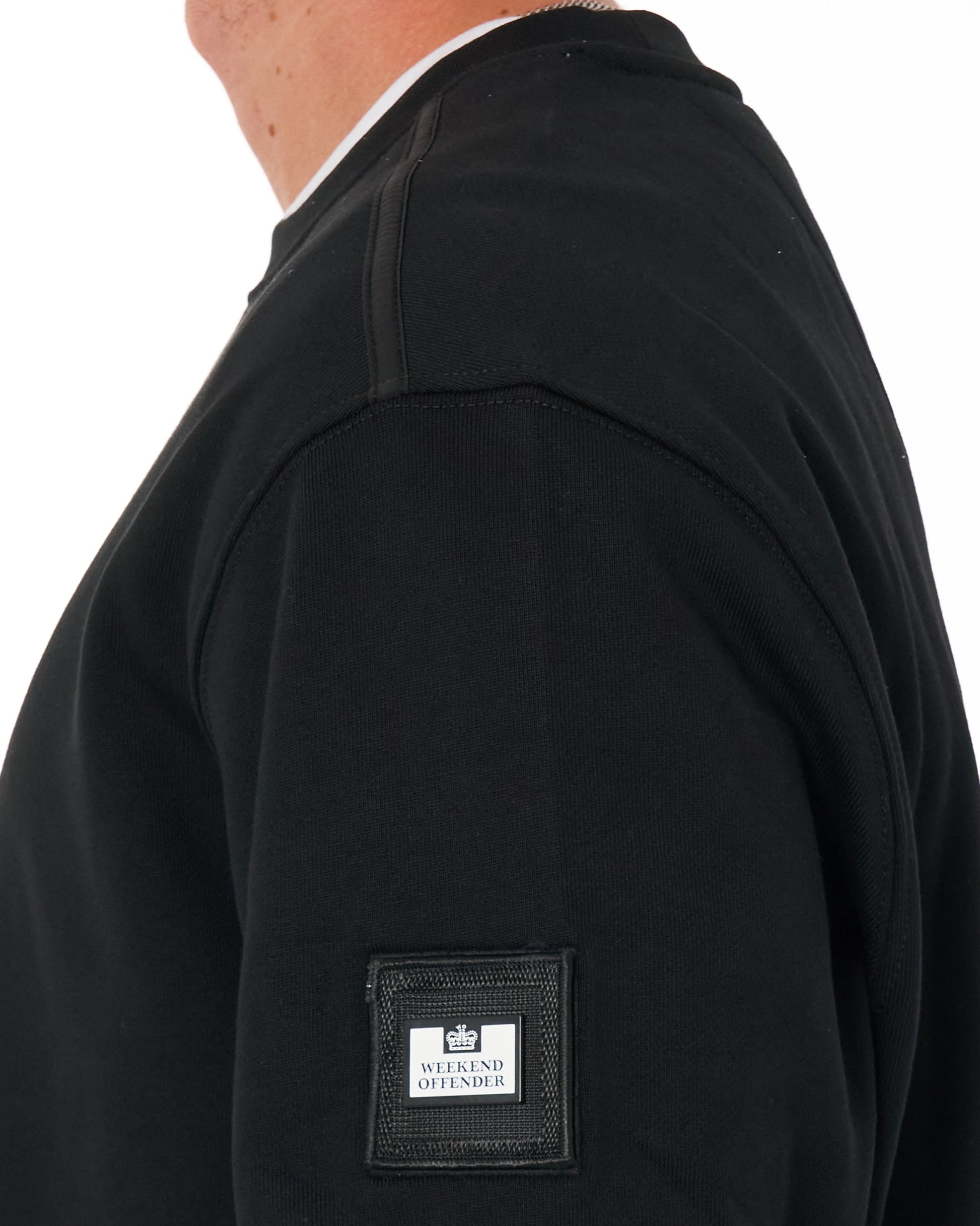 Weekend Offender Thunder Crew Sweatshirt Schwarz