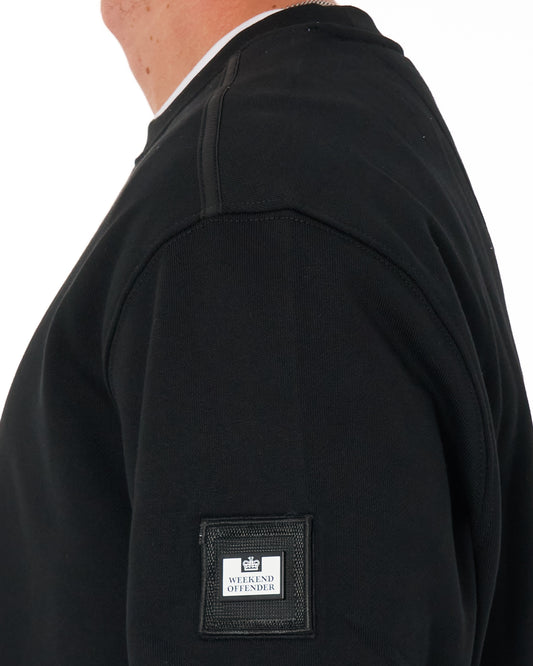 Weekend Offender Weekend Offender Thunder Crew Sweatshirt Schwarz