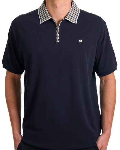 Weekend Offender Tipasa Poloshirt Marineblau