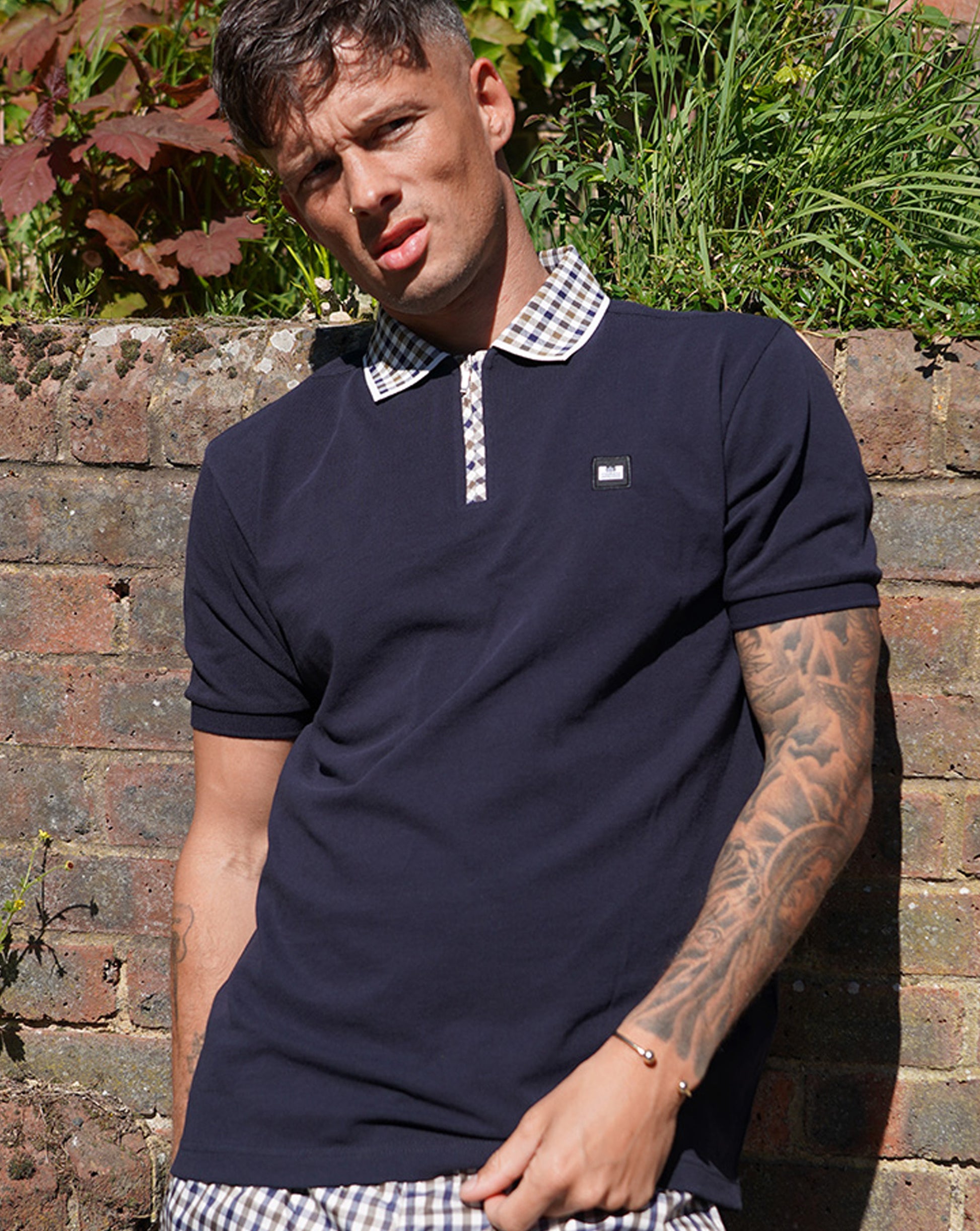 Weekend Offender Tipasa Poloshirt Marineblau