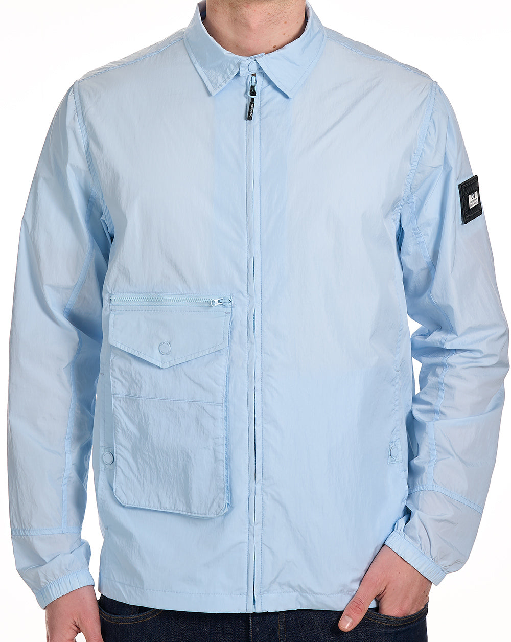 Weekend Offender Vinnie Overshirt Himmelblau