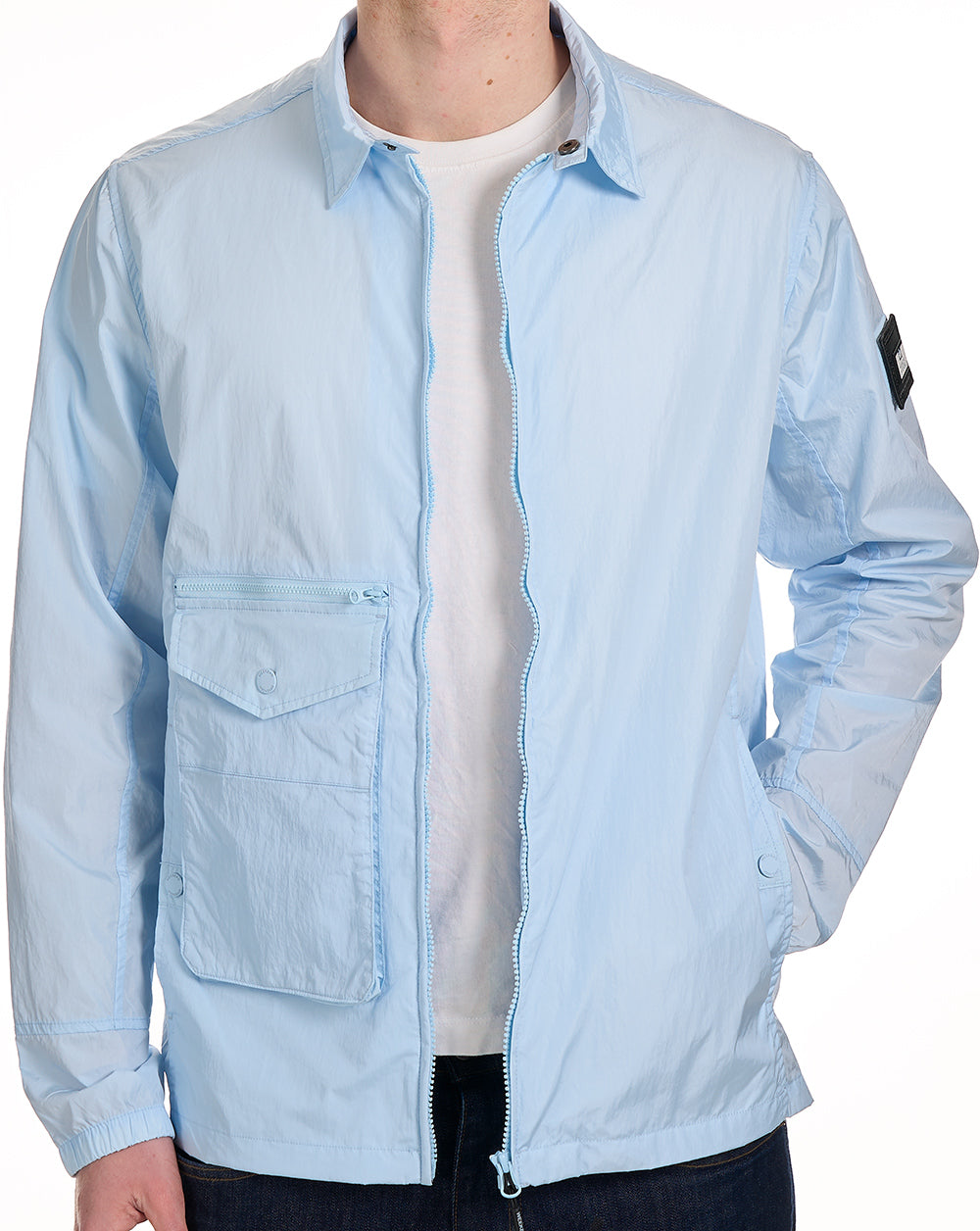 Weekend Offender Vinnie Overshirt Himmelblau