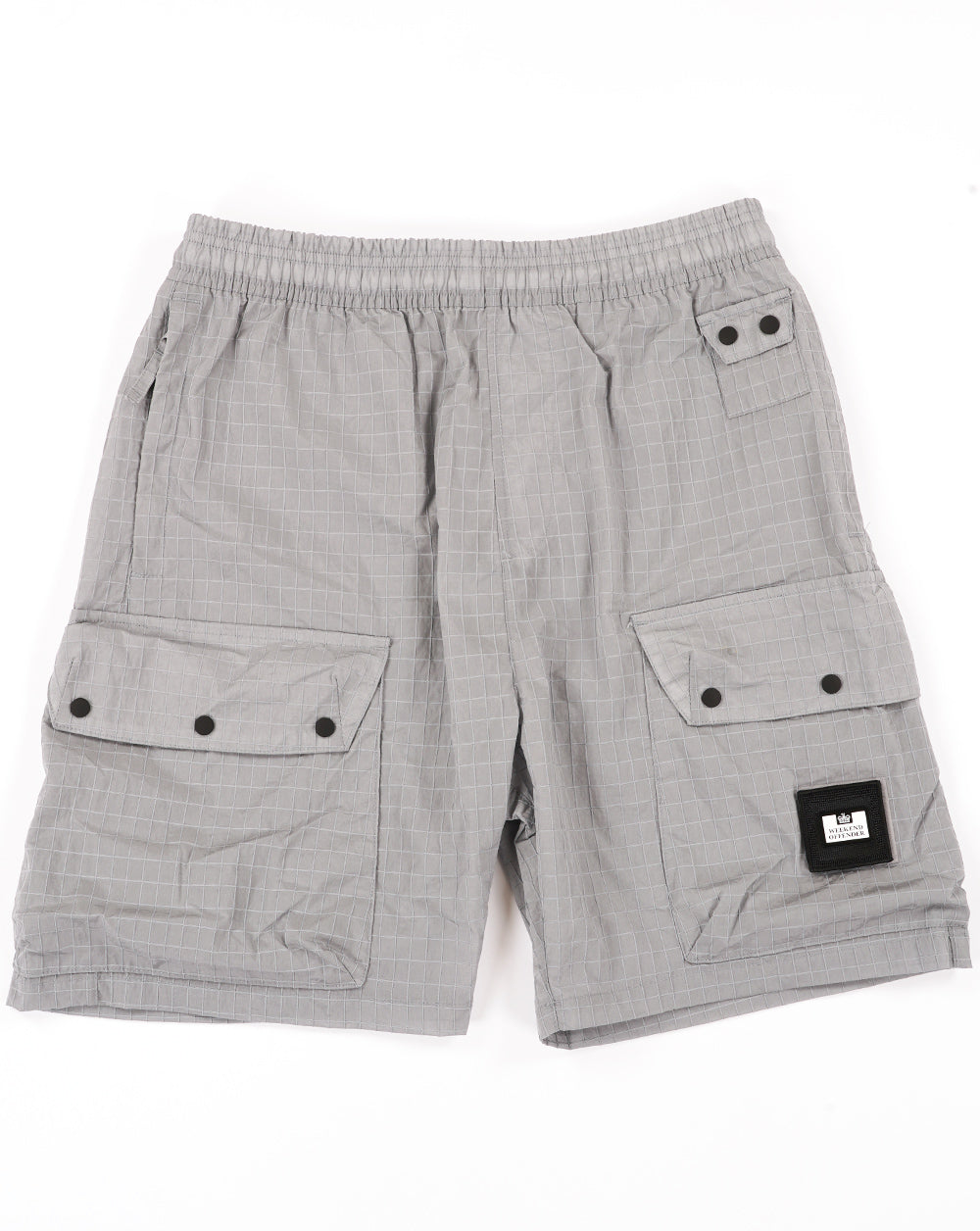 Weekend Offender Zemmouri Ripstop Cargo-Shorts Smokey Grey