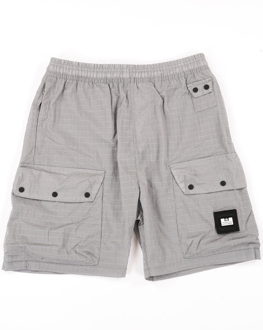 Weekend Offender Weekend Offender Zemmouri Ripstop Cargo-Shorts Smokey Grey