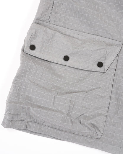 Weekend Offender Zemmouri Ripstop Cargo-Shorts Smokey Grey