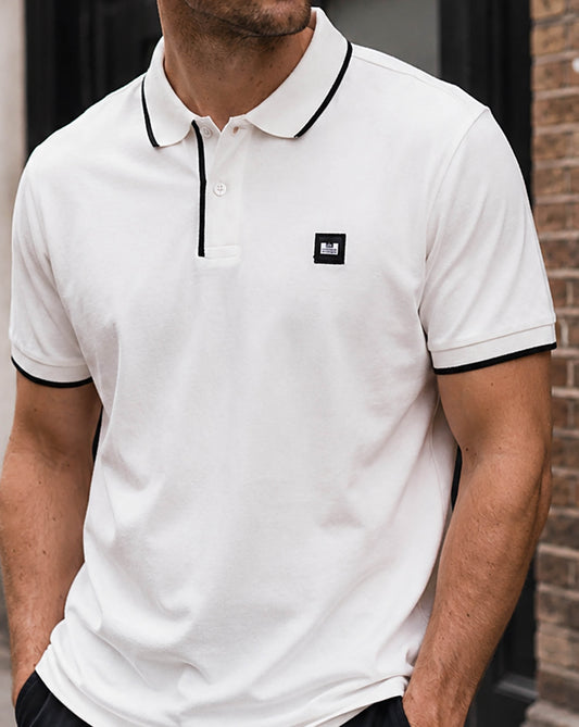 Weekend Offender Weekend Offender Cadwell Polo Shirt Off White
