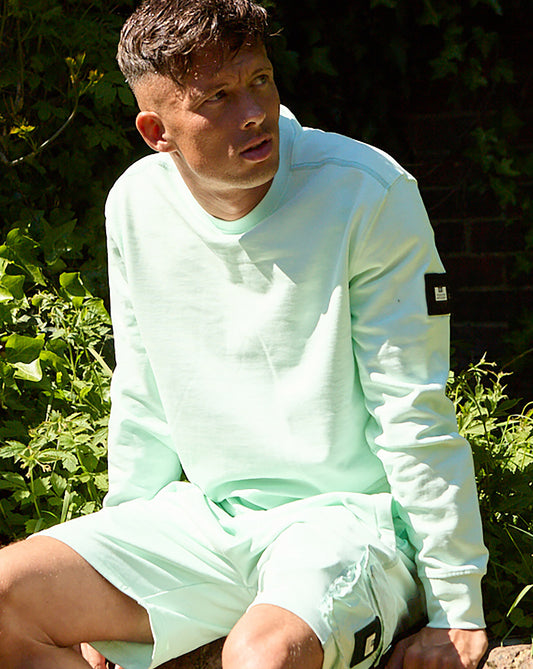 Weekend Offender Weekend Offender Thunder Crew Sweat Amazonite