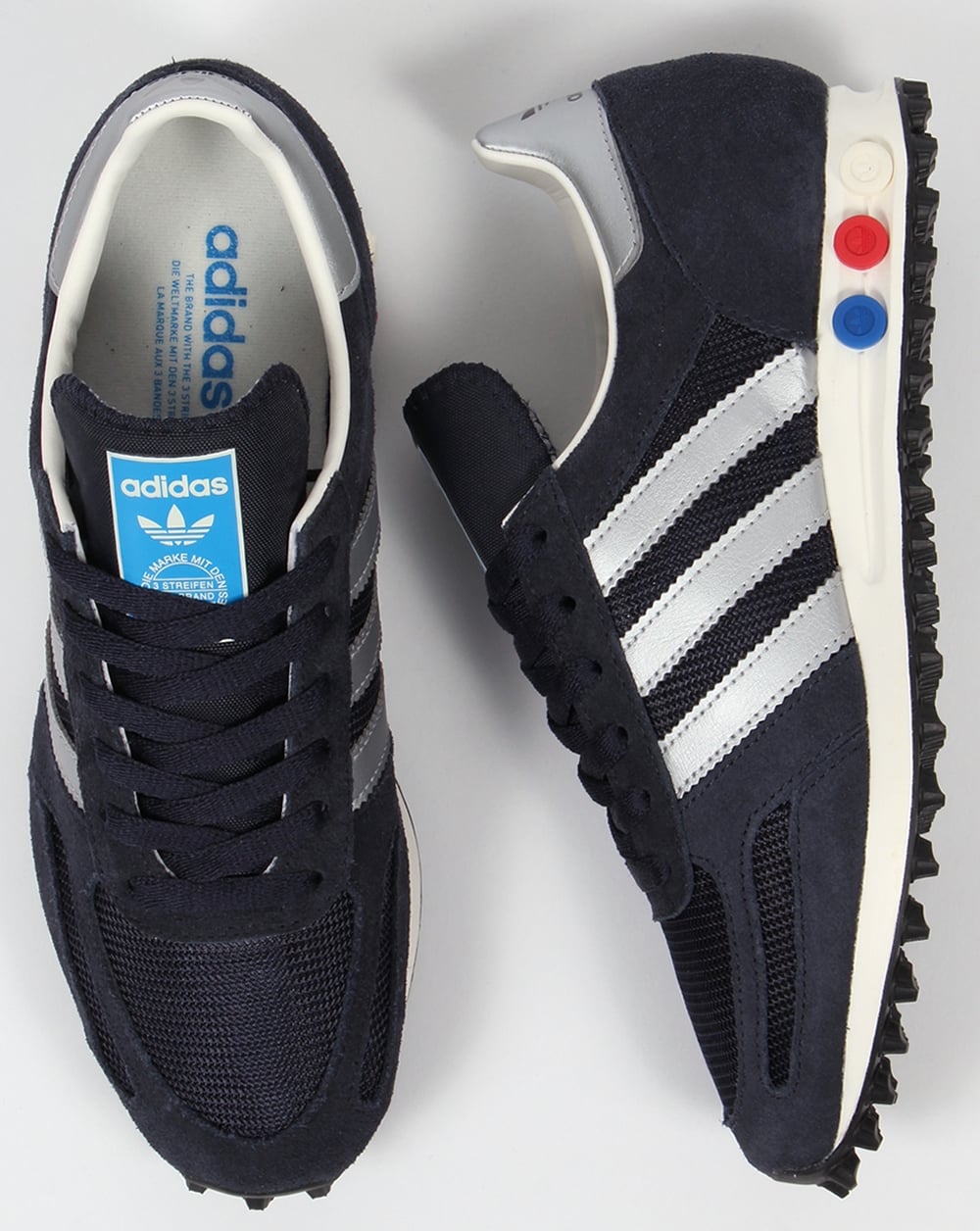 Adidas LA Trainer OG Turnschuhe Marineblau/Silber