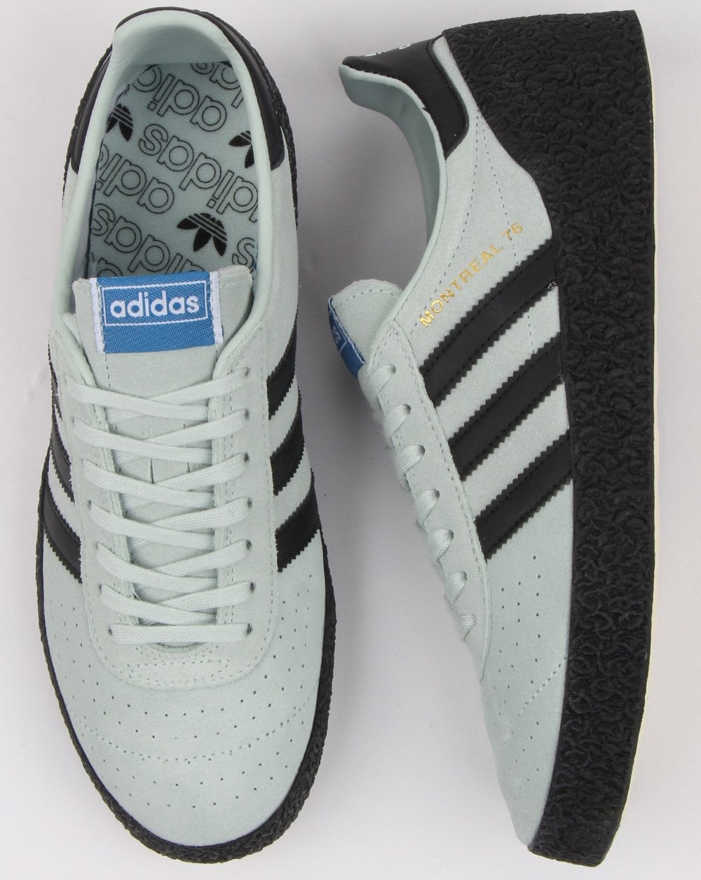 Adidas Montreal 76 Sneakers Mintgrün/Schwarz