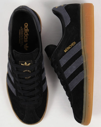 Adidas München Sneakers Schwarz/Dunkelgrau