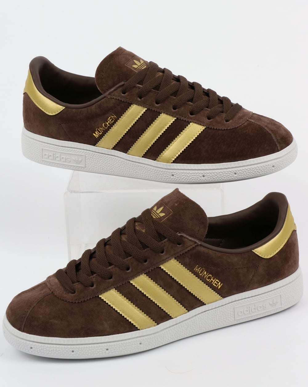Adidas München Sneakers Braun/Gold