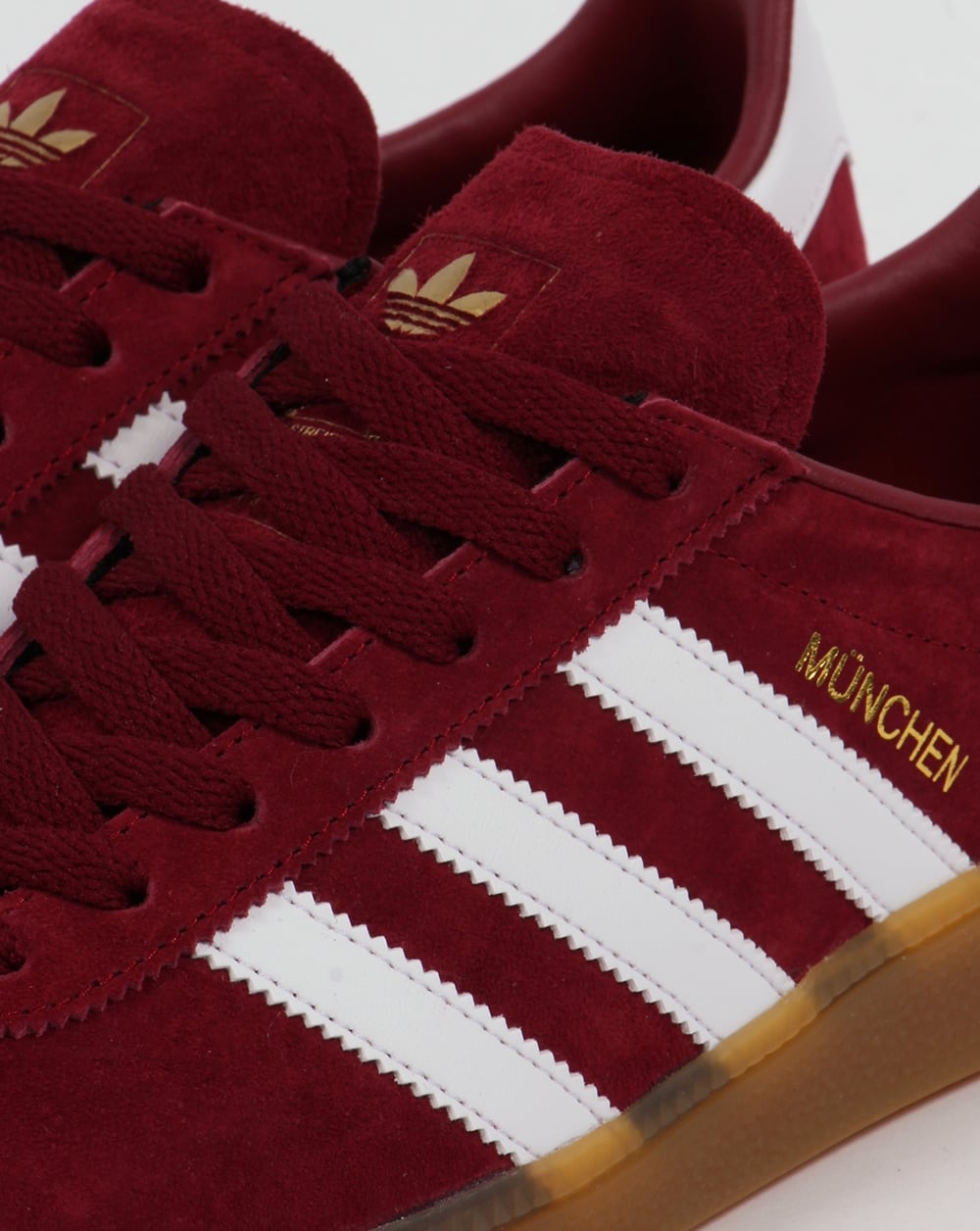 Adidas München Sneaker Burgund/Weiß