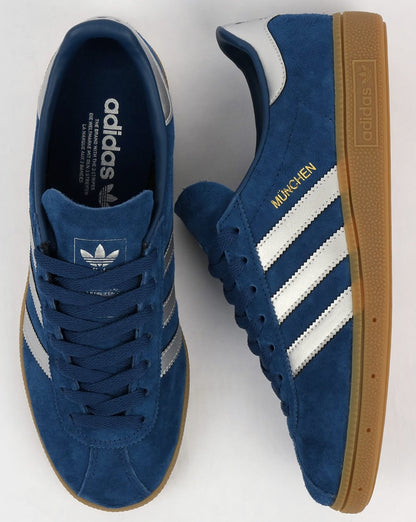 Adidas München Sneakers Dunkelblau/Silber