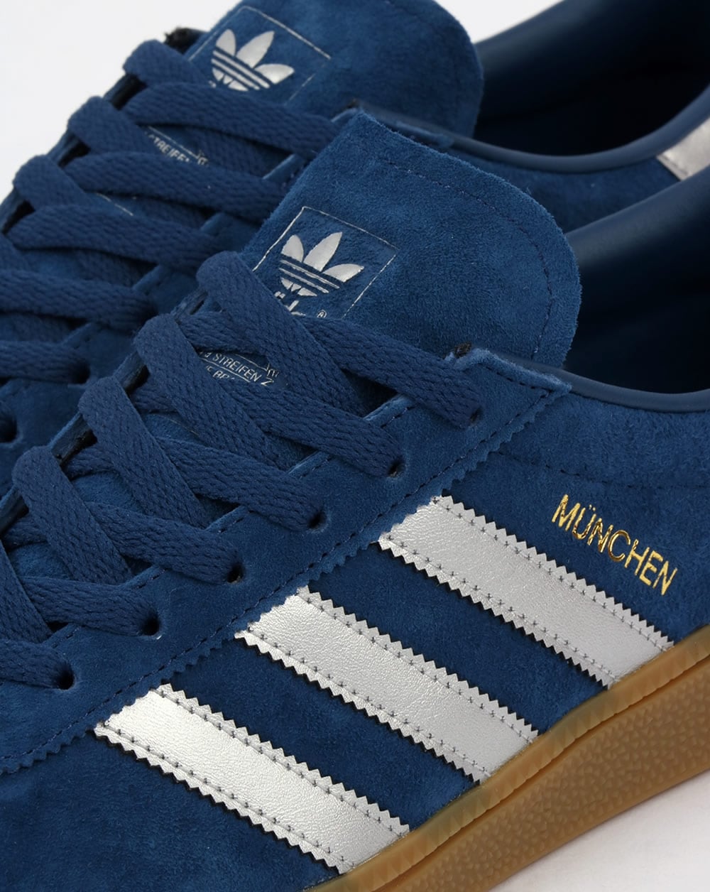 Adidas München Sneakers Dunkelblau/Silber