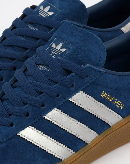 Adidas München Sneakers Dunkelblau/Silber