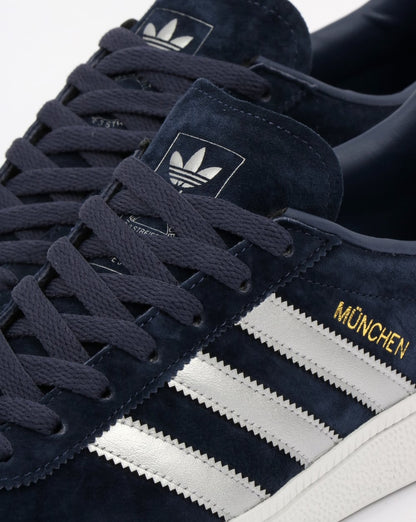 Adidas München Sneakers Marineblau/Silber