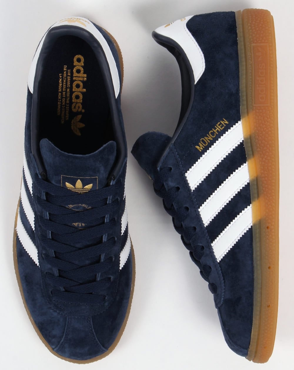 Adidas München Sneaker Navy/Weiß
