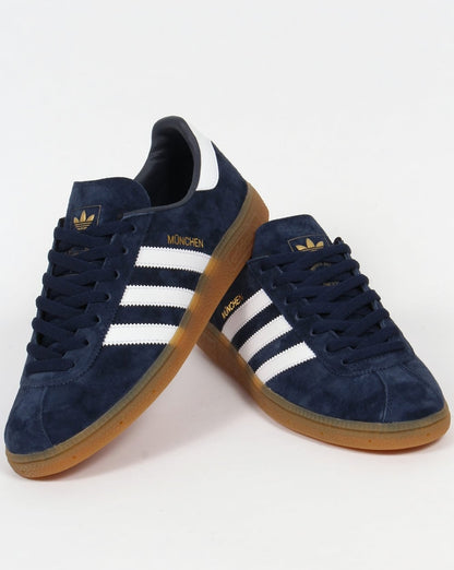 Adidas München Sneaker Navy/Weiß