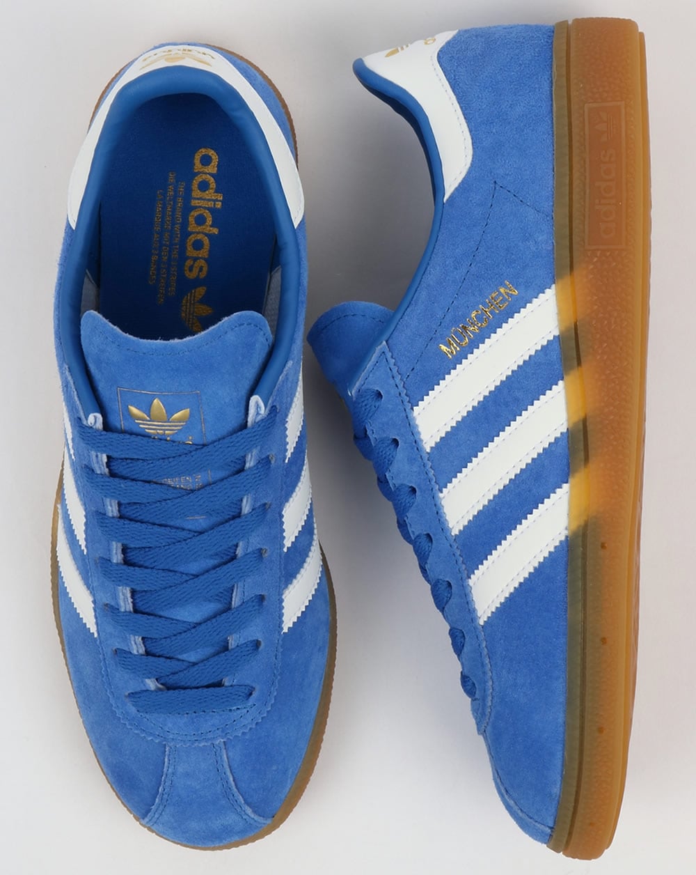 Adidas München Sneakers Königsblau/Weiß