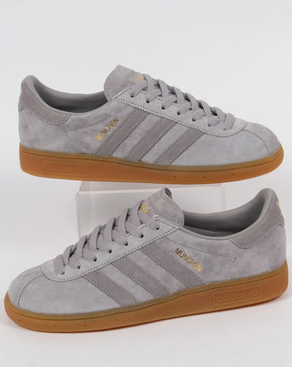 Adidas München Sneakers Silbergrau
