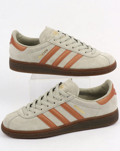 Adidas München Sneakers Soft Grey/Bronze
