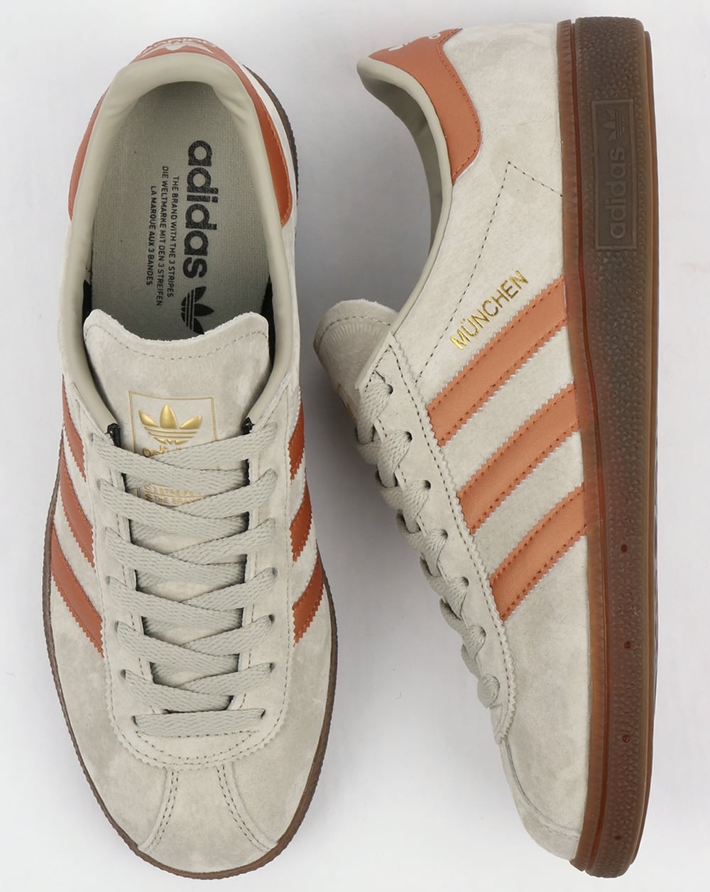 Adidas Munchen Trainers Soft Grey/Bronze