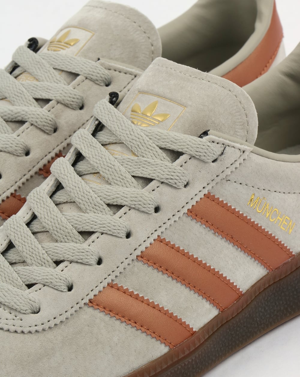 Adidas Munchen Trainers Soft Grey/Bronze