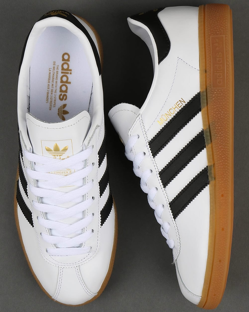 Adidas Munchen Trainers White/Black
