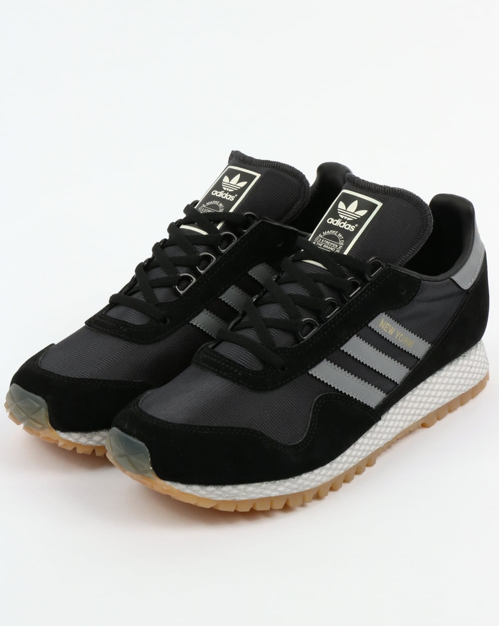 Adidas New York Trainers Black/Grey