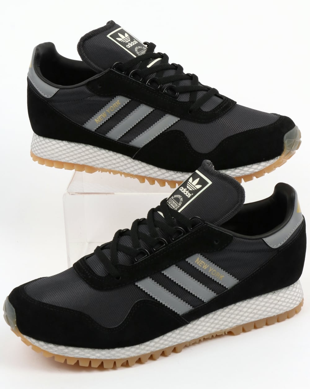 Adidas New York Sneakers Schwarz/Grau