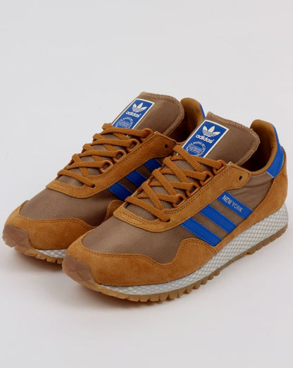 Adidas New York Sneakers Hellbraun/Blau