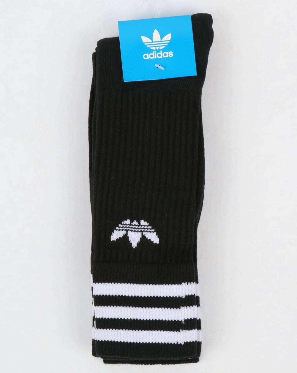 Adidas Originals – Crew-Socken im 3er-Pack, Schwarz/Weiß