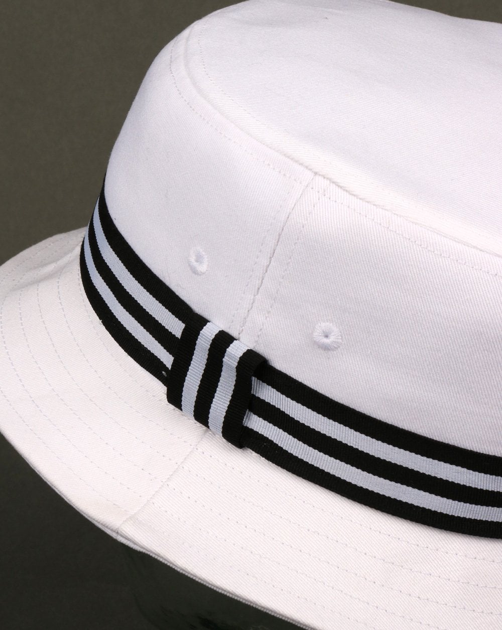Adidas Originals 3-Streifen-Bucket-Hut Weiß/Schwarz