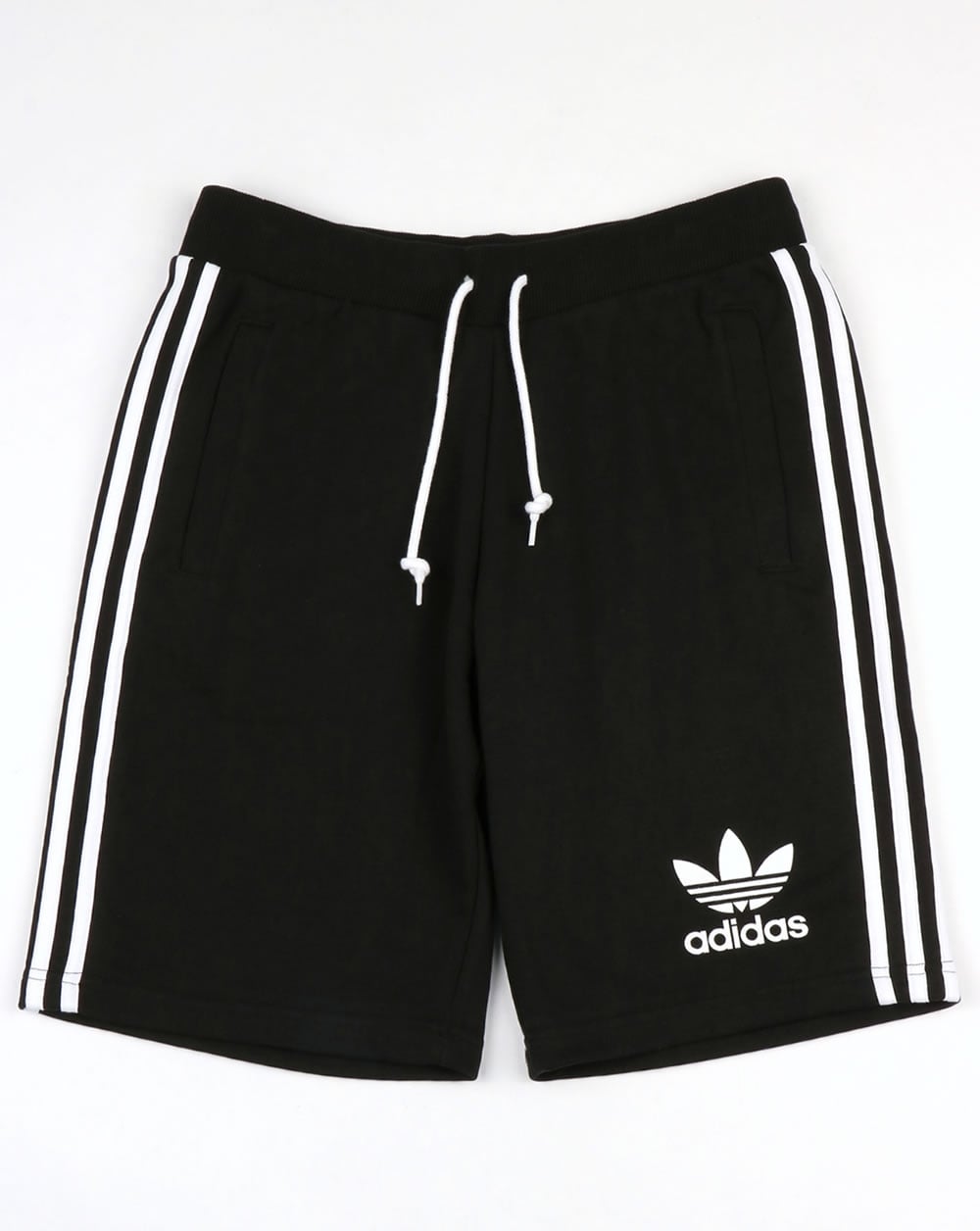Adidas Originals 3 Striped Shorts Black/White