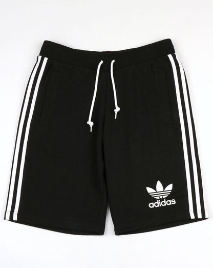 Adidas Originals 3-Streifen-Shorts Schwarz/Weiß
