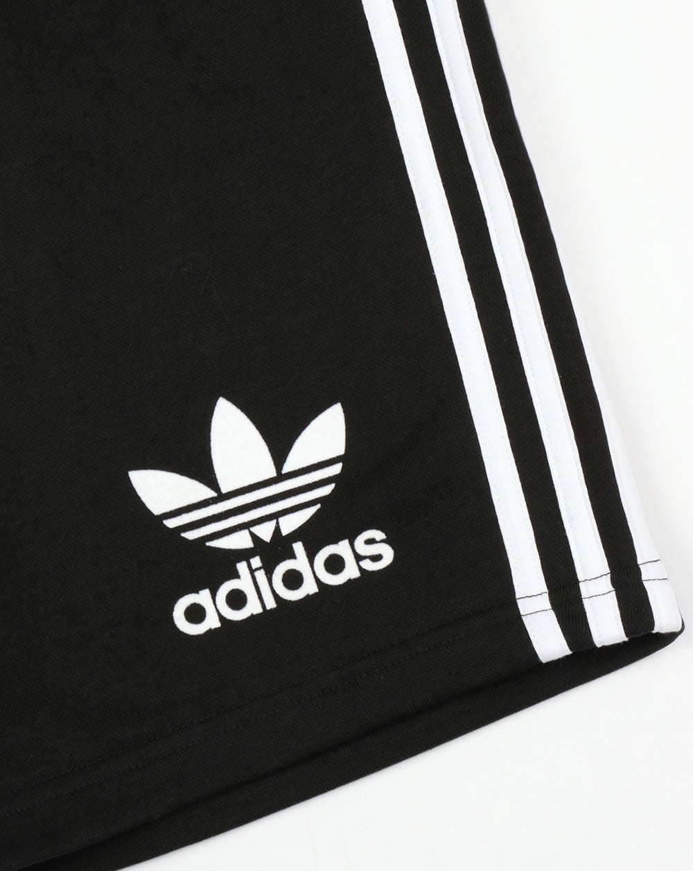 Adidas Originals 3-Streifen-Shorts Schwarz/Weiß