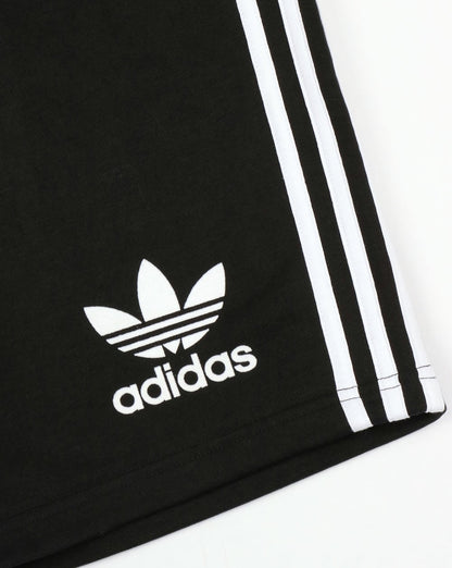 Adidas Originals 3-Streifen-Shorts Schwarz/Weiß