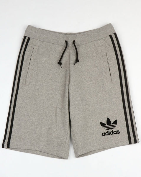 Adidas Originals 3 Striped Shorts Grey