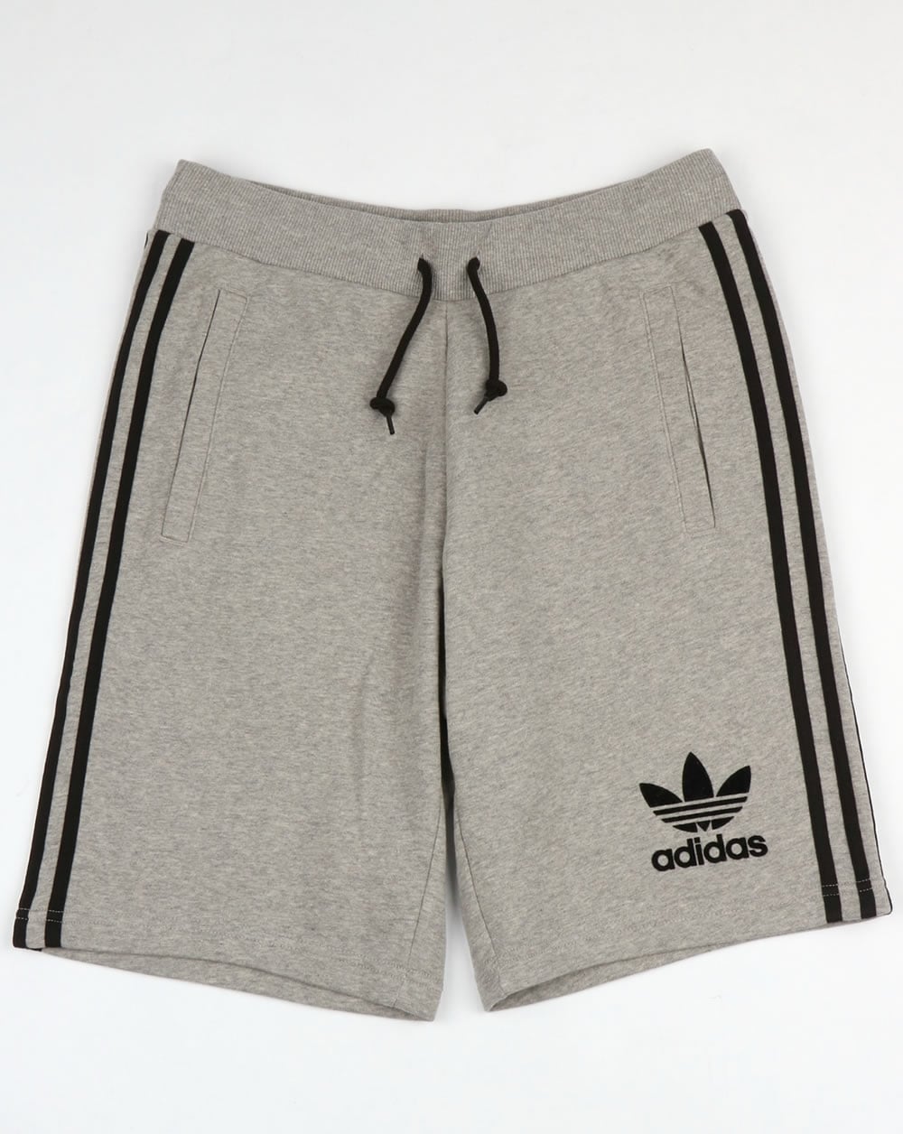 Adidas Originals 3 Striped Shorts Grey