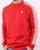 Adidas Originals 3 Stripes Crew Sweat Lush Red